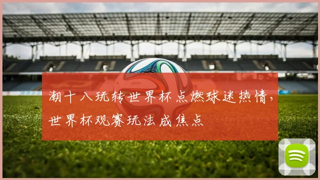 潮十八玩转世界杯点燃球迷热情,世界杯观赛玩法成焦点